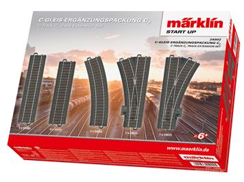 Märklin 24902 Start up - C-Gleis-Ergänzungspackung C2 - H0 (1:87)