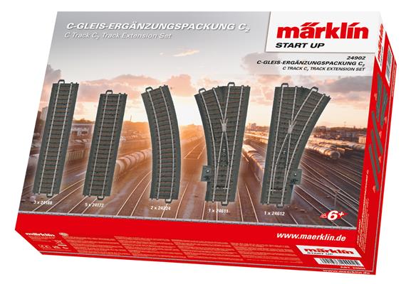Märklin 24902 Start up - C-Gleis-Ergänzungspackung C2 - H0 (1:87) | Bild 1