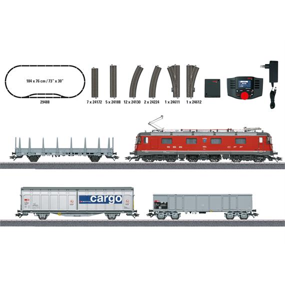 Märklin 29488 Digital-Startpackung "Schweizer Güterzug mit Re 620" - H0 (1:87)