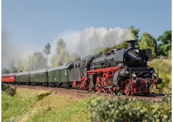 Märklin 38327 Dampflok 18 323 DB gealtert, AC 3L, digital mfx+/MM/DCC/Sound - H0 (1:87) | Bild 4