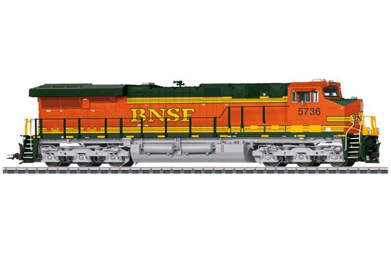 Märklin 38447 Diesellok Typ GE ES44AC der BNSF, AC 3L, digital mfx/MM/DDC/Sound - H0