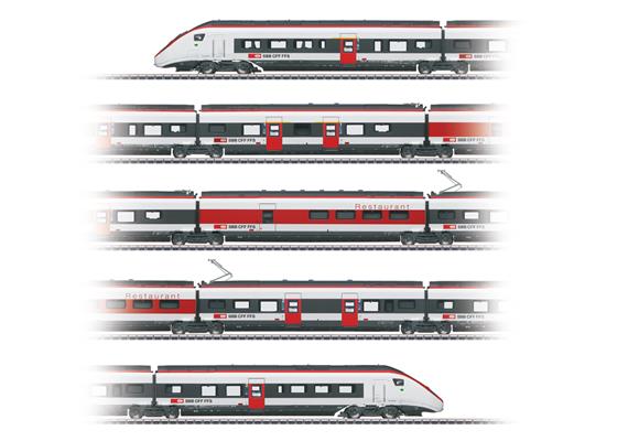 Märklin 39812 SBB Triebzug RABe 501 Giruno, 5-teilig , mfx+/MM/DCC mit Sound - H0 (1:87) | Bild 1