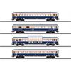 Märklin 40852 TEE-Rheingoldwagen-Set der DB, kobaltblau/beige "Tin Plate" - H0 (1:87)