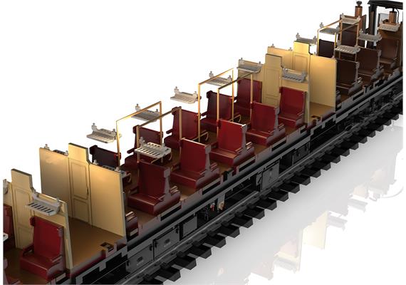 Märklin 42580 DR Personenwagen-Set Halberstädter Mitteleinstiegswagen - H0 (1:87) | Bild 3