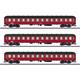 Märklin 42694 Persoenenwagen - Set Drei Reisezugwagen Bcm, 2. Klasse der DSB, H0