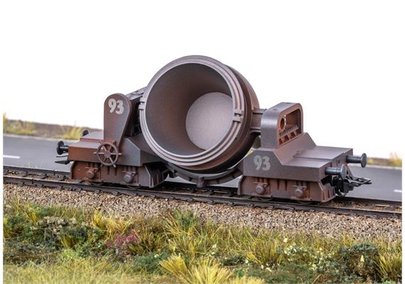 Märklin 46146 Schlackenwagen-Set 2-teilig, Spezialwagen zum Transport von Schlacke - H0 | Bild 2