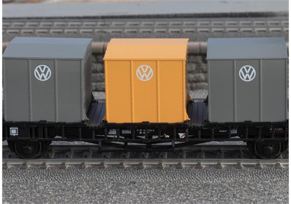 Märklin 46661 Behälter-Transportwagen Laabs der DB vermietet an VW AG - H0 (1:87) | Bild 3