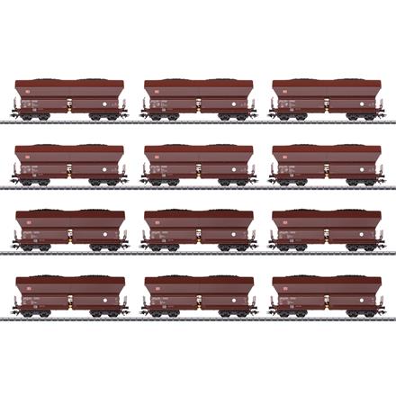 Märklin 46670 Selbstentladewagen-Set Falns 182 der DB AG, 12-teilig - H0 (1:87)