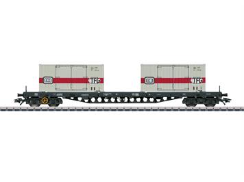 Märklin 47048 Tragwagen Sgs 693 für den kombinierten Ladungsverkehr der DB - H0 (1:87)