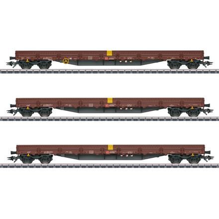 Märklin 47162 Niederbordwagen-Set Res-x 3-teilig der DB AG - H0 (1:87)