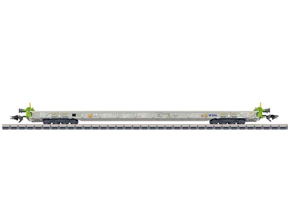 Märklin 47401 BLS Niederflurtransportwagen Bauart Xaadkms für Strassenfahrzeuge - H0