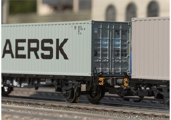 Märklin 47680 Container-Tragwagen-Set der DB, MHI - H0 (1:87) | Bild 2