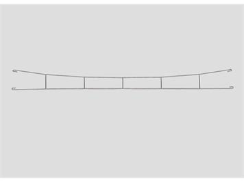 Märklin 70228 Fahrdraht 22,8 cm, 5 Stück - H0 (1:87)