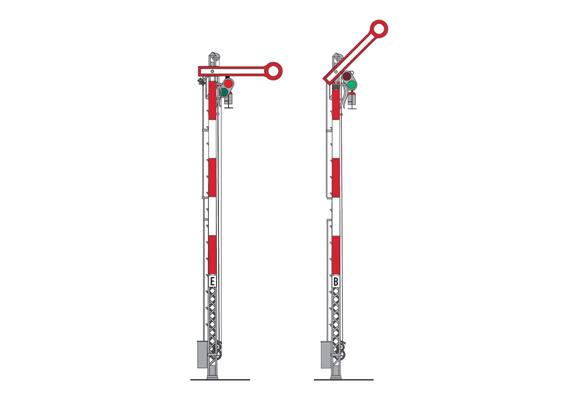 Märklin 70392 Form-Hauptsignal mit Gittermast, mfx/MM/DCC - H0 (1:87) | Bild 2