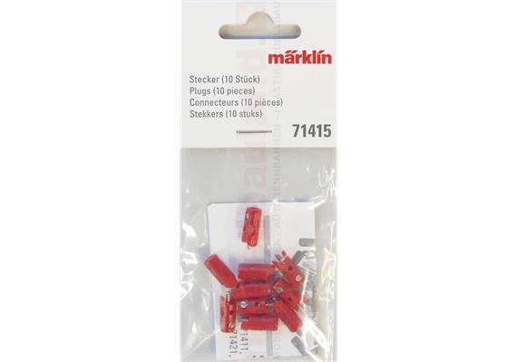 Märklin 71415 Stecker rot, 10 Stück | Bild 2