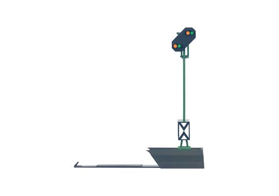 Märklin 76480 Licht-Vorsignal DB, digital mfx/MM/DCC - H0 (1:87) | Bild 1