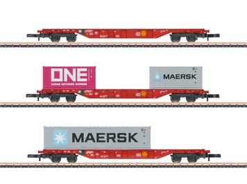 Märklin 82640 DB Containertragwagen-Set 3-teilig - Z (1:220)