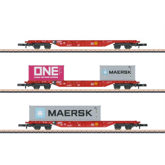 Märklin 82640 DB Containertragwagen-Set 3-teilig - Z (1:220)