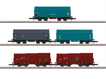 Märklin 86358 Güterwagen-Set der Belgischen Staatsbahnen (SNCB) - Z (1:220)