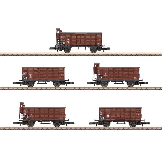 Märklin 86605 Güterwagen-Set (5) G10 der DR Brit-US Zone - Z (1:220)