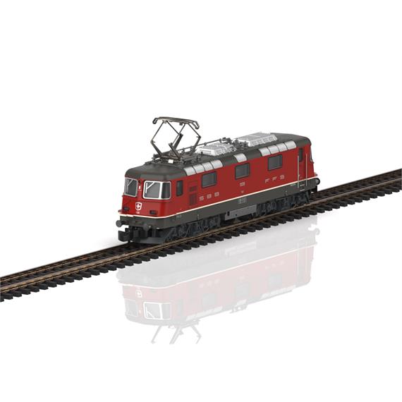 Märklin 88594 SBB Elektrolokomotive Re 4/4 II rot mit einem Stromabnehmer - Z (1:220)