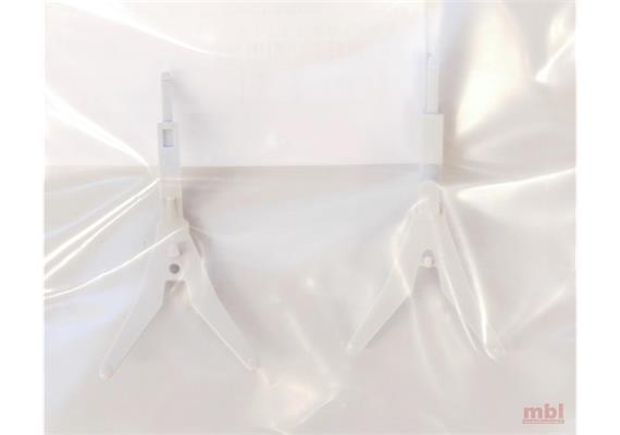 Märklin E108050 Kupplung M zu Motorwagen ICE (29790), 2 Stück, grau - H0