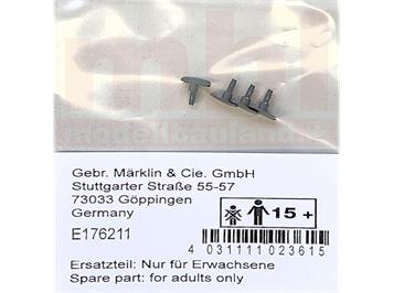 Märklin E176211 Puffer-Set, 4 Stück - H0 (1:87)