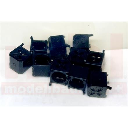 Märklin E522170 Laternenkasten für C-Gleis Doppelkreuzungsweiche 24624, 10 Stück - H0