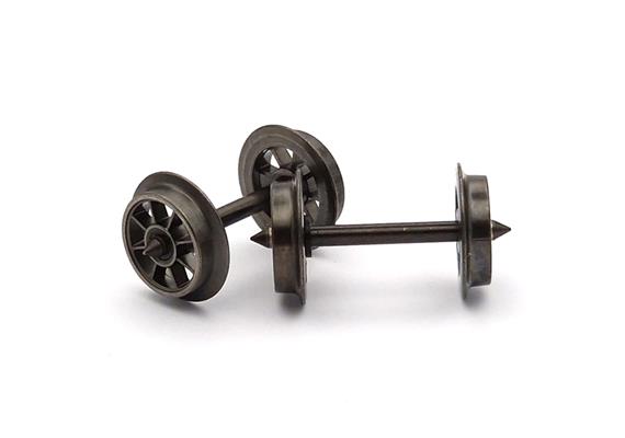 Märklin E700630 Hamo Speichen-Radsatz, Spitzlager, 2 Stück - H0 (1:87) | Bild 1