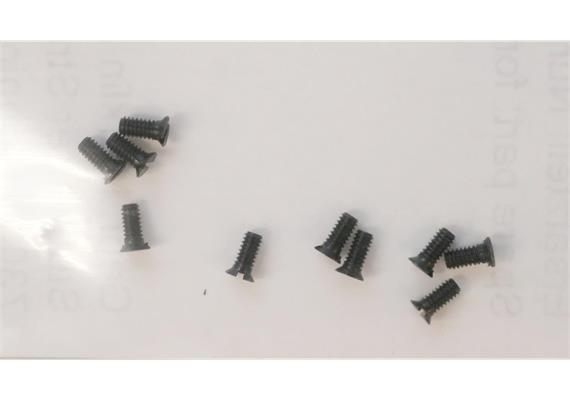 Märklin E756100 Senkschraube M2 x 4,6 mm, 10 Stück