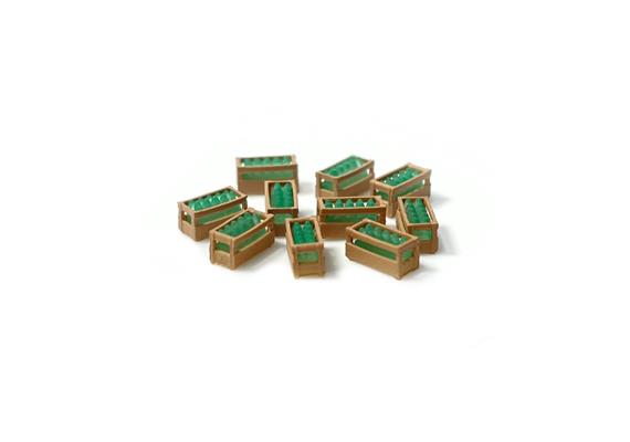 Mafen 211049 Holzkisten mit grünen Flaschen - N (1:160)