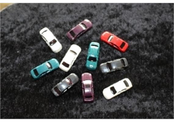 MAZERO 13 09 00 Personenwagen div. Farben, 10 Stück - N (1:160)
