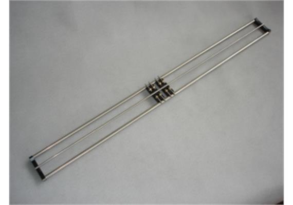 MAZERO 40 02 00 H0-Rollenprüfstand Länge 540 mm, inklusive 3 Rollböcke