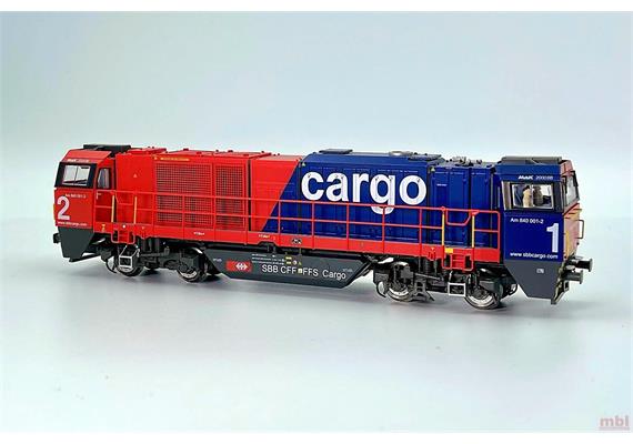 Mehano 2289 G 2000 Vossloh der SBB Cargo, DC 2L digital DCCmit Sound - H0 (1:87) | Bild 4