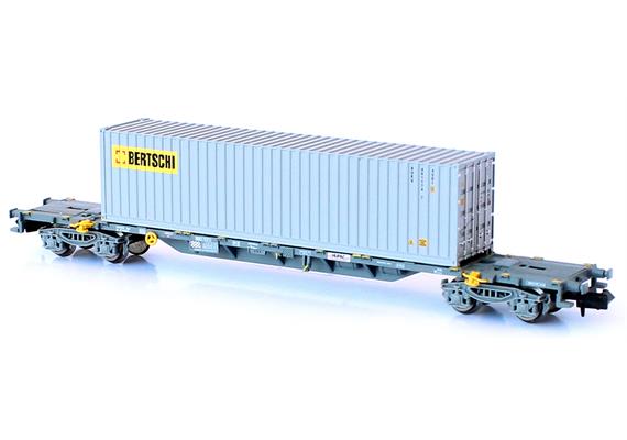 MFTrain 33445 Containerwagen Sgns HUPAC/Bertschi, N (1:160)