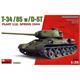 MiniArt 35293 T-34/85 w/D-5T Plant 112 Früh. 1944 - Massstab 1:35
