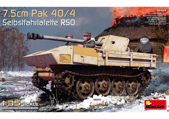 MiniArt 35483 7,5 cm PaK40/4 auf RSO (3) - Massstab 1:35 | Bild 1