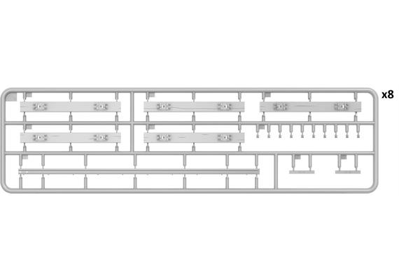 MiniArt 35666 Dior.-Set Bahnübergang mit Schranken - Massstab 1:35 | Bild 4