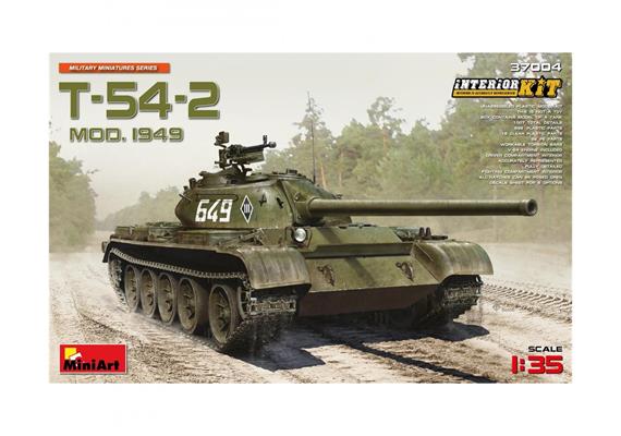 MiniArt 37004 T-54-2 Mod. 1949 mit Interiuer - Massstab 1:35