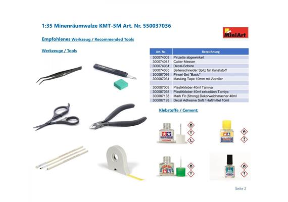MiniArt 37036 Minenräumwalze KMT-5M - Massstab 1:35 | Bild 3