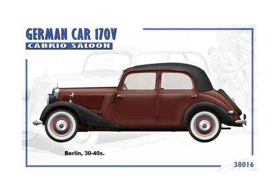 MiniArt 38016 Dt. PKW Typ 170V Cabrio - Massstab 1:35 | Bild 3