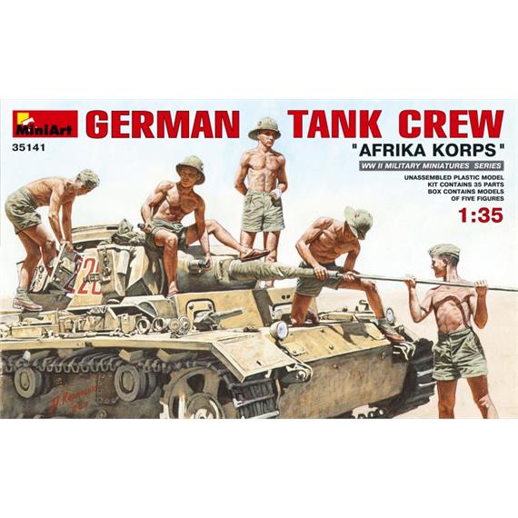 MiniArt 35141 German Tank Crew "Afrika Korps" 1:35