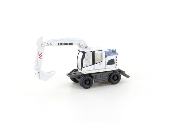 MINIS LC4268 Liebherr Compact Bagger mit Tieflöffel, weiss - N (1:160)