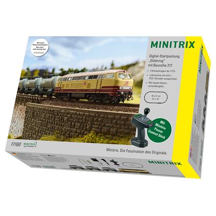 Minitrix 11160 Digital-Startpackung "Güterzug" mit Baureihe 217 - N (1:160)