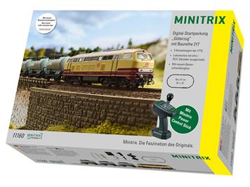 Minitrix 11160 Digital-Startpackung "Güterzug" mit Baureihe 217 - N (1:160)