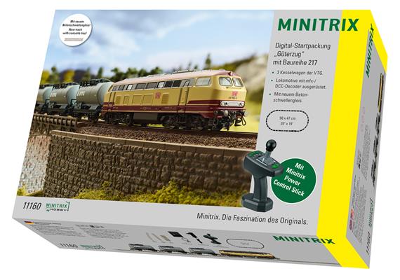 Minitrix 11160 Digital-Startpackung "Güterzug" mit Baureihe 217 - N (1:160) | Bild 1
