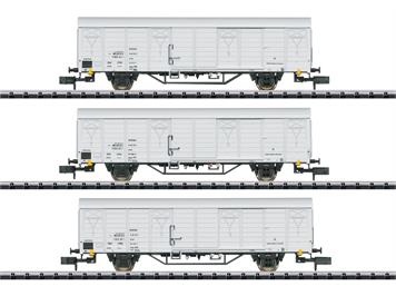 Minitrix 15316 Wärmeschutzwagen-Set (3) der Bauart Ibblps {8256} der DR