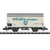 Minitrix 15398 gedeckter Güterwagen Bauart Gr 20. Privatwagen eingestellt bei der DB, N