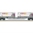 Minitrix 15494 Modelleisenbahn Containertragwagen "coop®" - N (1:160) | Bild 1