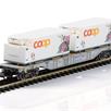 Minitrix 15494 Modelleisenbahn Containertragwagen "coop®" - N (1:160) | Bild 2